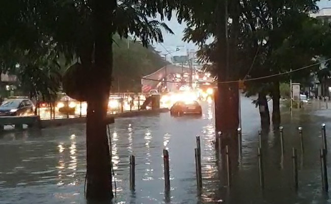 Heavy Rainfall In Mumbai, Several Parts Report Water-Logging, Traffic Jams