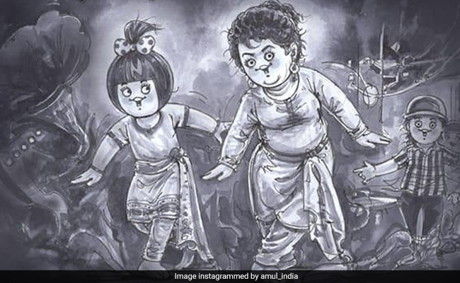 Amul's Moving Tribute To "Mother Of Choreography" Saroj Khan