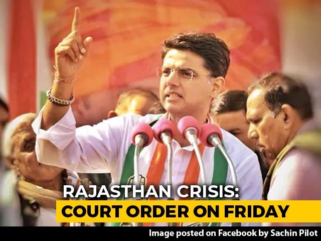 Will It Be TGIF For Sachin Pilot? Court Order On Friday, Relief For Now
