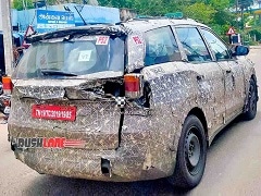 2021 Mahindra XUV500 Again Spied Up-Close In Chennai