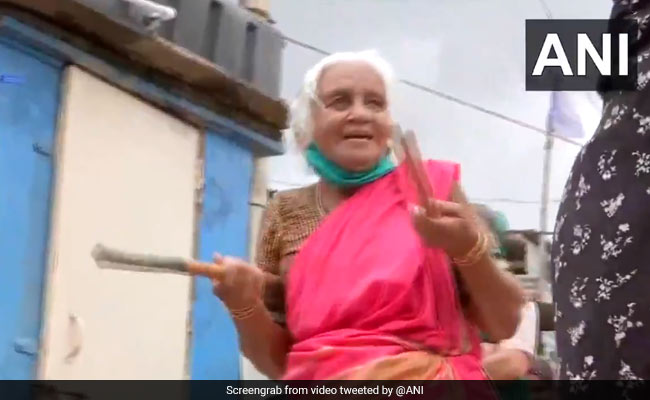 Watch: 85-Year-Old "Warrior <i>Aaji</i>'s" Viral Stick Fighting Skills In Pune