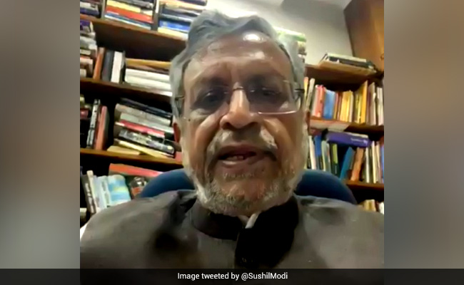 Uddhav Thackeray Under "Bollywood Mafia" Pressure, Says Sushil Modi