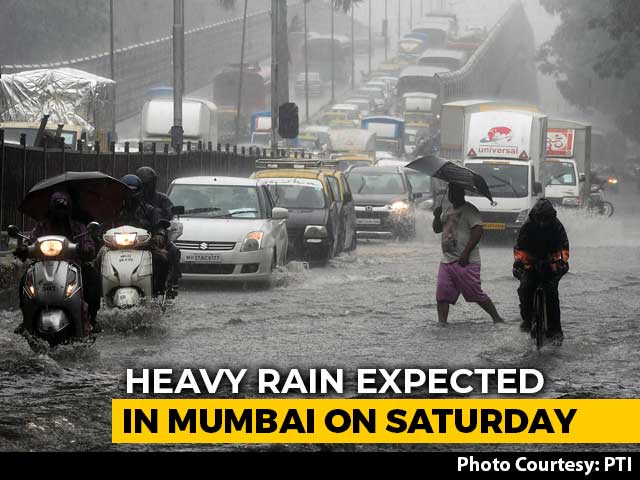 Heavy Rain Predicted In Mumbai Today, Weather Office Issues Red Alert
