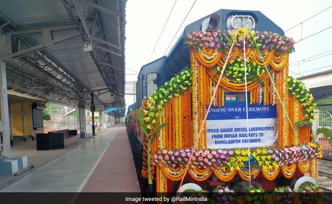 India Flags Off 10 Locomotives To Bangladesh Further Boosting Bilateral Ties