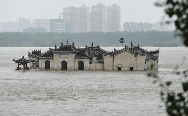 Railway Bridge In China Partially Collapses Due To Heavy Rain