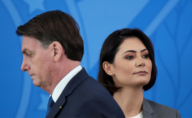 Brazil President Jair Bolsonaro's Wife Michelle Bolsonaro Tests COVID-19 Positive