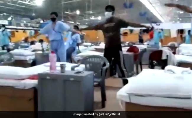 Yoga Session For Patients At Delhi's Biggest COVID-19 Care Facility