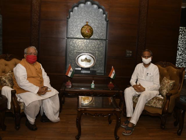 Ashok Gehlot Meets Governor, BJP Ready To Seek Trust Vote