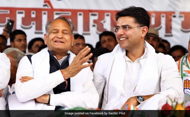 Ahead Of Polls, Ashok Gehlot Dismisses "Small Differences" With Sachin Pilot