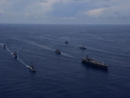 With Eye On China, Indian, US Navies In Joint Exercises In Bay Of Bengal With Eye On China, Indian, US Navies In Joint Exercises In Bay Of Bengal