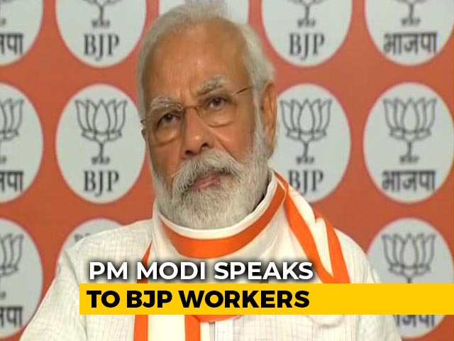 You Are Devoted To Service, PM Modi Tells BJP Workers