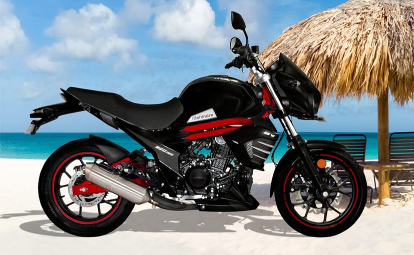 BS6 Mahindra Mojo 300 ABS Revealed In New Garnet Black Colour