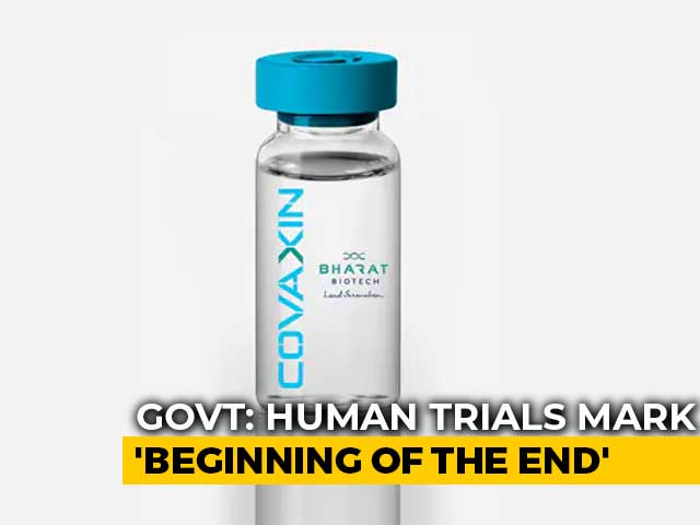 India's COVID-19 Vaccine Trial "Marks Beginning Of The End": Centre