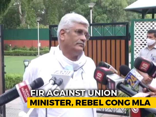 In Rajasthan Drama, Case Filed Against Union Minister, Rebel Congress MLA