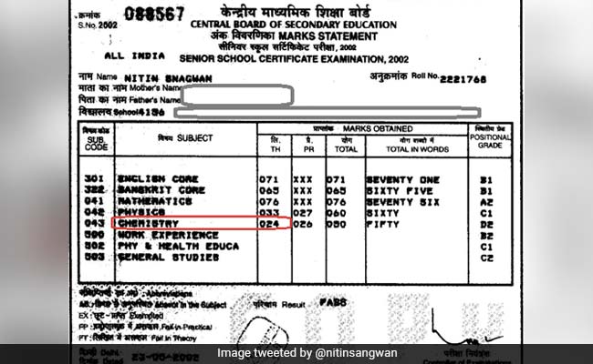 He Scored Just 24 In Chemistry Board Exam. It Didn't Stop Him From Becoming...