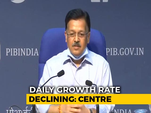 Daily Growth Rate Declining, Says Centre On COVID-19