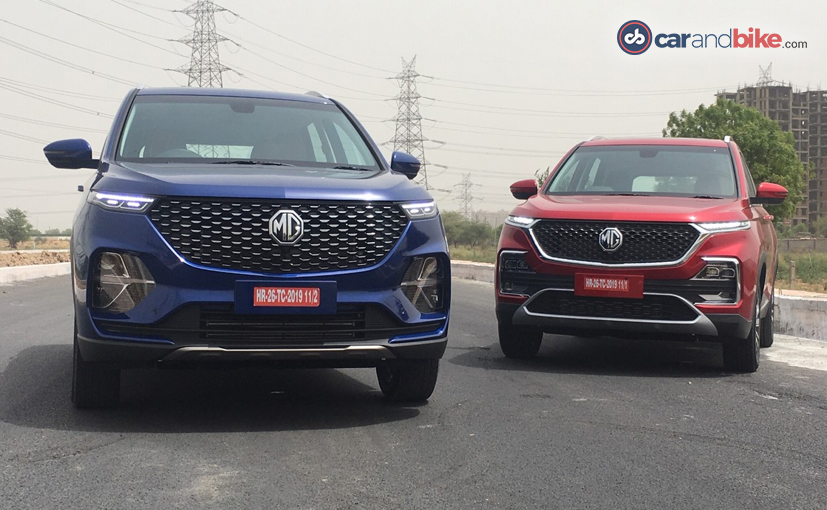 MG Motor India Retails 3,625 Units Of Hector And Hector Plus SUVs In October