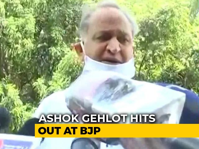 Ashok Gehlot Attacks BJP Over Rajasthan Crisis