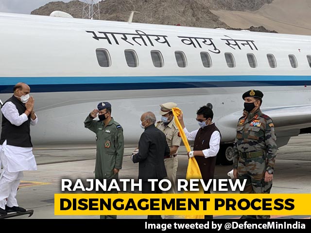 Defence Minister Rajnath Singh In Ladakh Amid India-China Disengagement