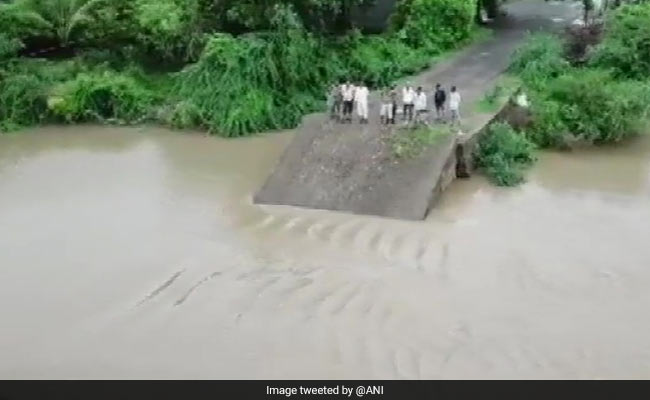 Dramatic Video Shows 30-Year-Old Gujarat Bridge Washed Away By Rain