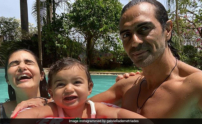 On Son Arik's First Birthday, Arjun And Gabriella Demetriades Share Pics Of "The Little Rampal"