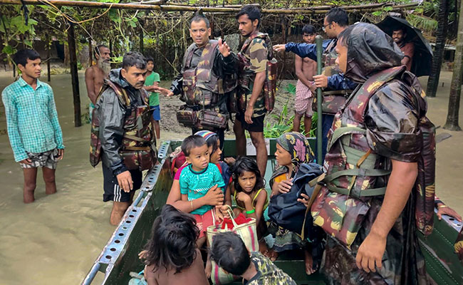 Watch: Rising Flood Waters In Sonitpur. 93 Dead In Assam Floods