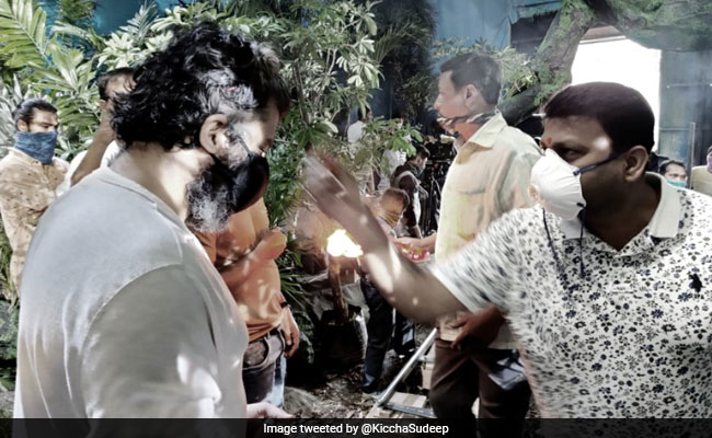 Kiccha Sudeep Starts Filming <i>Phantom</i>; Says, "Have Taken Steps To Remain Safe"