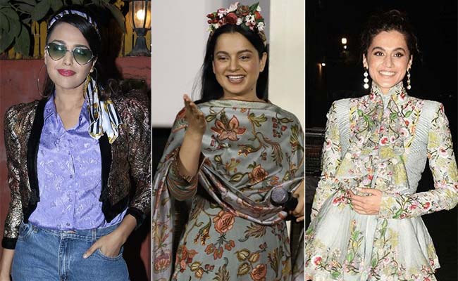 Kangana Ranaut Aims Again At "Swara Bhasker, Taapsee Pannu-Type <i>Log</I>." They Tweet Responses