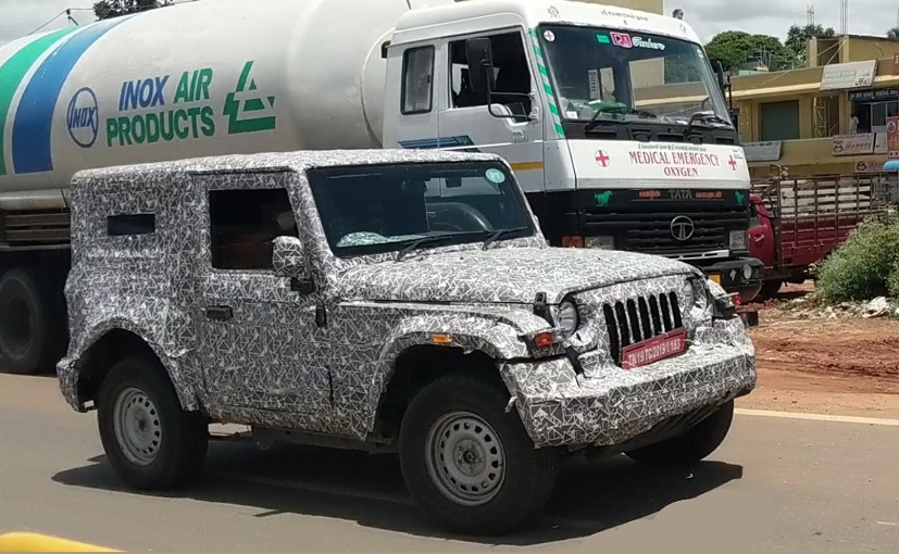 Mahindra Thar Hardtop Variant Spotted Testing Again