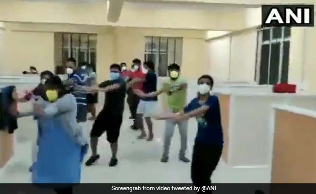 Asymptomatic COVID-19 Patients Organise Flash Mob In Karnataka. Watch