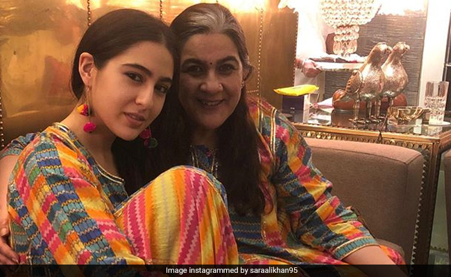 Sara Ali Khan, Twinning With Mom Amrita Singh, Shares Happy Pics From Their Day Out