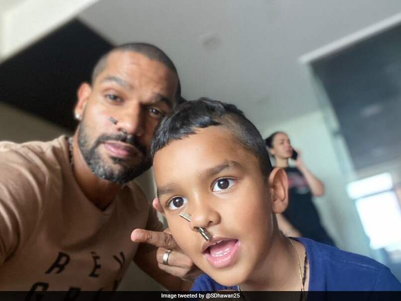 Shikhar Dhawan And Zoraver Are Loving Their "New Nose Rings" In Latest Picture Shikhar Dhawan And Zoraver Are Loving Their "New Nose Rings" In Latest Picture