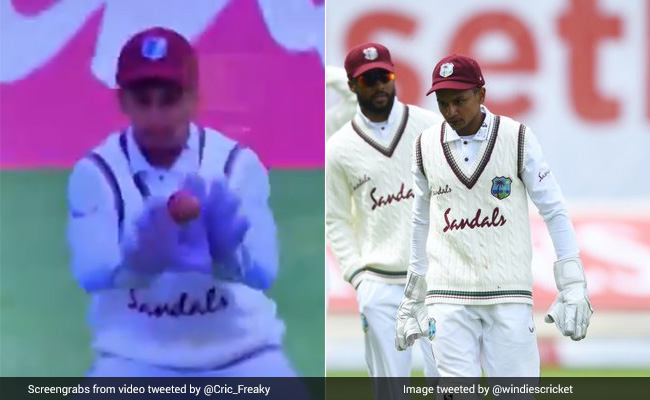 ENGvWI 3rd Test: गेंद पकड़ने की कोशिश में होंठ पर चोट खा बैठा विकेटकीपर, अंपायर ने गेंद को किया सेनेटाइज- देखें Video