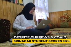 Despite curfews and COVID-19, Srinagar Student Scores 98% Despite curfews and COVID-19, Srinagar Student Scores 98%