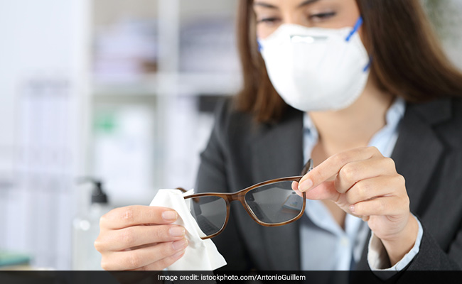Clean eye glasses: Clean your eyewear with lotion-free soap and water every day