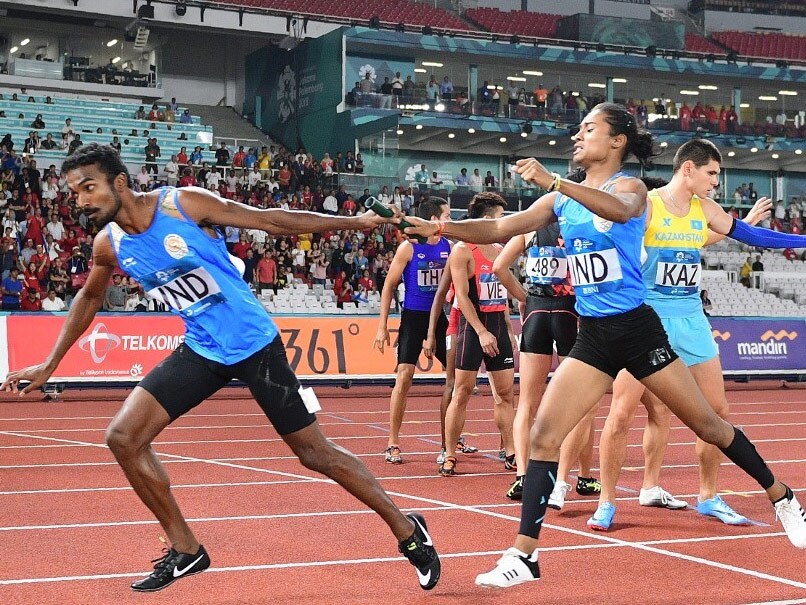 India Asian Games Relay Squad Upgraded To Gold After Bahrain Doping Ban India Asian Games Relay Squad Upgraded To Gold After Bahrain Doping Ban