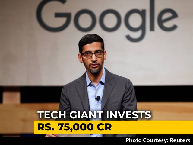 Google's Rs 75,000-Crore Fund To Help Accelerate India's Digital Economy