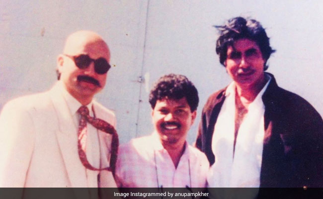 Trending: Amitabh Bachchan And Anupam Kher In A Rare Throwback Pic