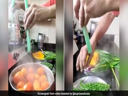 Viral Video: Man Uses Steam From Pressure Cooker To Sanitise Vegetables Amid Covid-19 Viral Video: Man Uses Steam From Pressure Cooker To Sanitise Vegetables Amid Covid-19