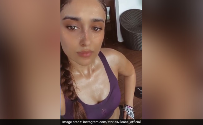 Another Day, Another Pic From Ileana D'Cruz's Fitness Session