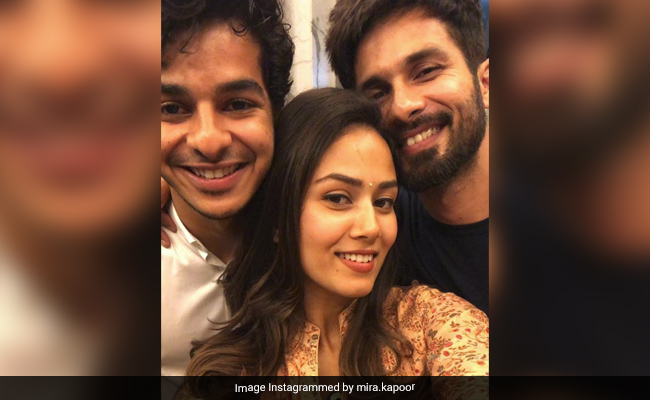 Mira Rajput S Reaction To Ishaan Khatter S Phone Bhoot Announcement While shahid's insta feed has a lot of workout photos peppered with glimpses of mira and misha and his. ishaan khatter s phone bhoot announcement