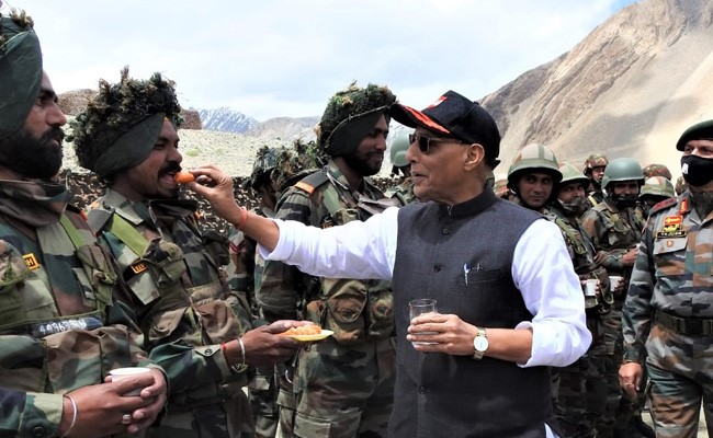 "Witnessed Fire And Fury Of Indian Army": Rajnath Singh In Leh