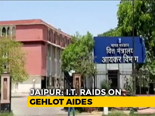 2 Ashok Gehlot Aides Raided In Jaipur Amid Rajasthan Congress Turmoil