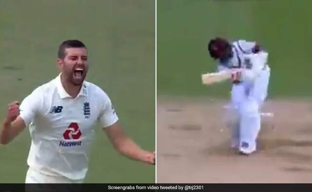 ENG vs WI 1st Test day 5 Beauty from Mark Wood to dismiss Shai Hope Watch video ENG vs WI 1st Test day 5 Beauty from Mark Wood to dismiss Shai Hope Watch video