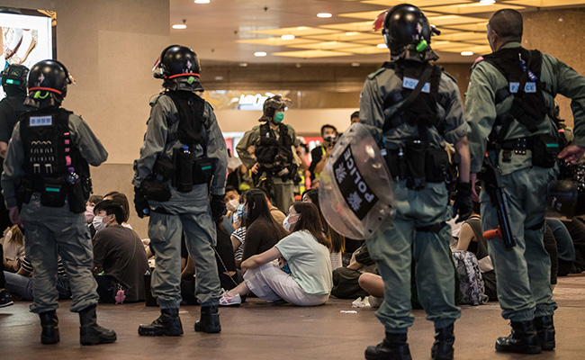 Hong Kong Makes First Security Law Arrests As Thousands Defy Protest Ban