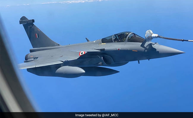 "Welcome To Indian Ocean": Audio Of Navy Warship's Chat With Rafales