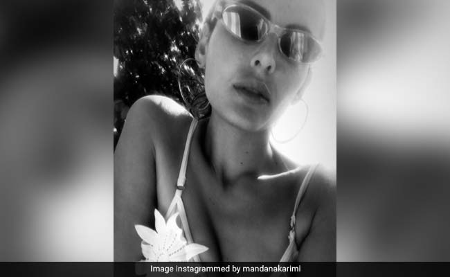 Mandana Karimi Takes Us Back To Summer Days In A Pretty Floral Bikini