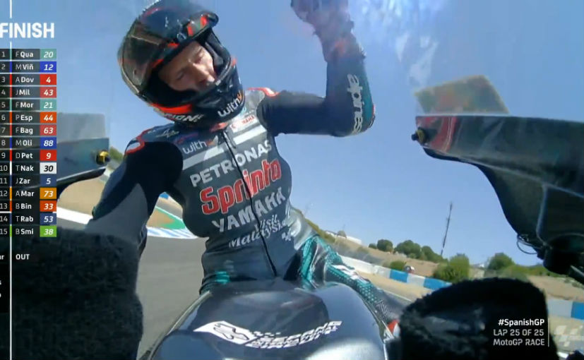 MotoGP: Fabio Quartararo Takes Maiden Win In Spanish GP As Marquez Suffers Nasty Crash