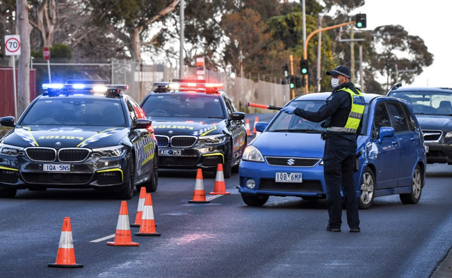 Australia Steps Up Police Patrols In Melbourne's Locked Down Virus Hotspots