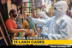 India Crosses 13 Lakh Coronavirus Cases India Crosses 13 Lakh Coronavirus Cases